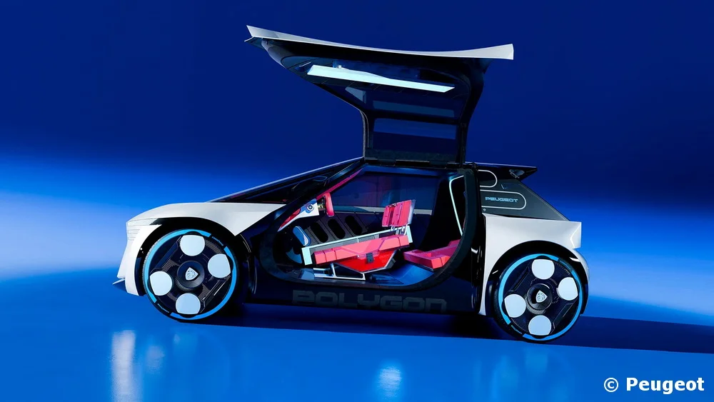 Peugeot Polygon Concept : Vision audacieuse des citadines futures - Peugeot Polygon Concept