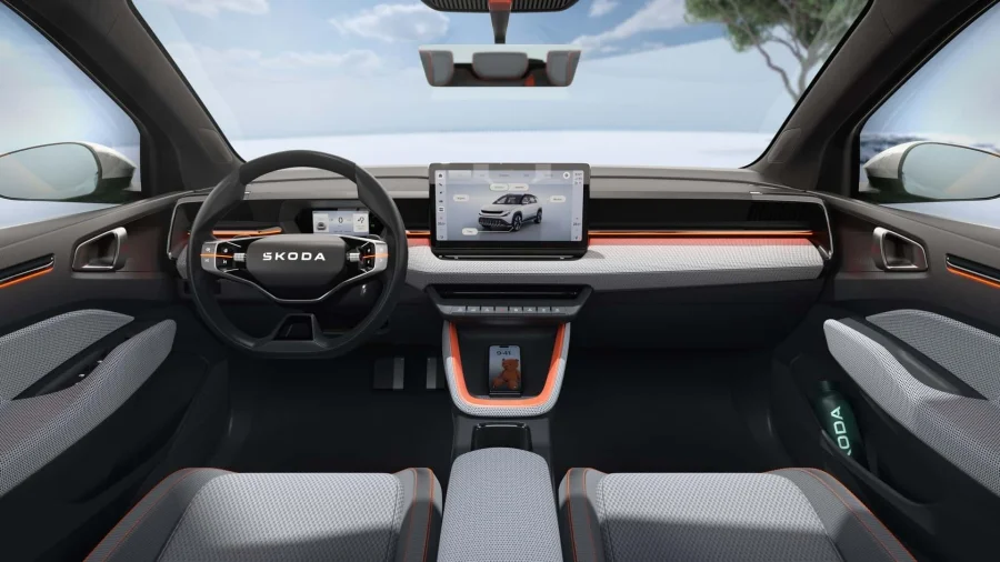 Nouveaux détails sur l'intérieur du Skoda Epiq à 25 000 € - Skoda Epiq
