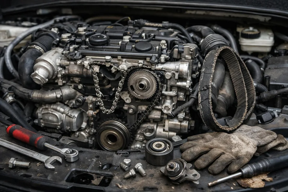 Problème de courroie sur le moteur 1.5 BlueHDi de Stellantis - moteur 1.5 BlueHDi