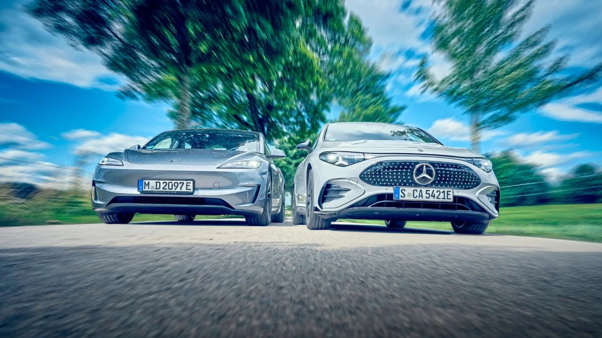 Premier duel : Mercedes CLA face à Tesla Model 3 - Mercedes CLA