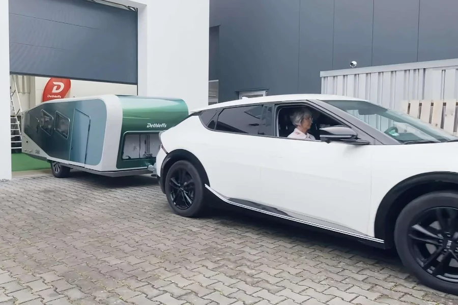 Caravane innovante pour voitures électriques : autonomie boostée - caravane électrique