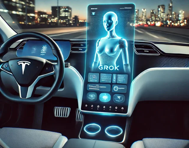 Tesla : Grok débarque en France pour discuter et vous guider - Tesla