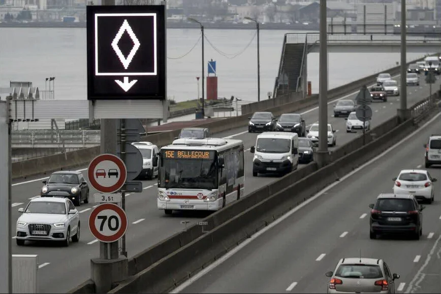 Surprise à Lyon : Bilan des voies de covoiturage - Lyon